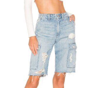 Hudson Jeans Jane Relaxed Cargo Short in Overthrow